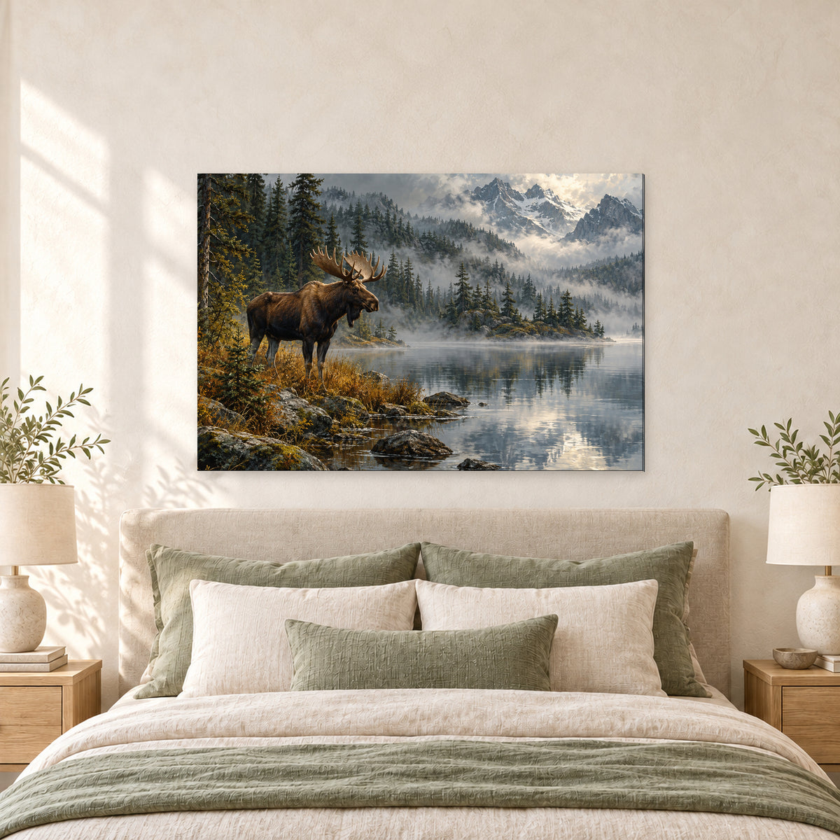 Moose by a Misty Lake - 05-bedroom.jpg