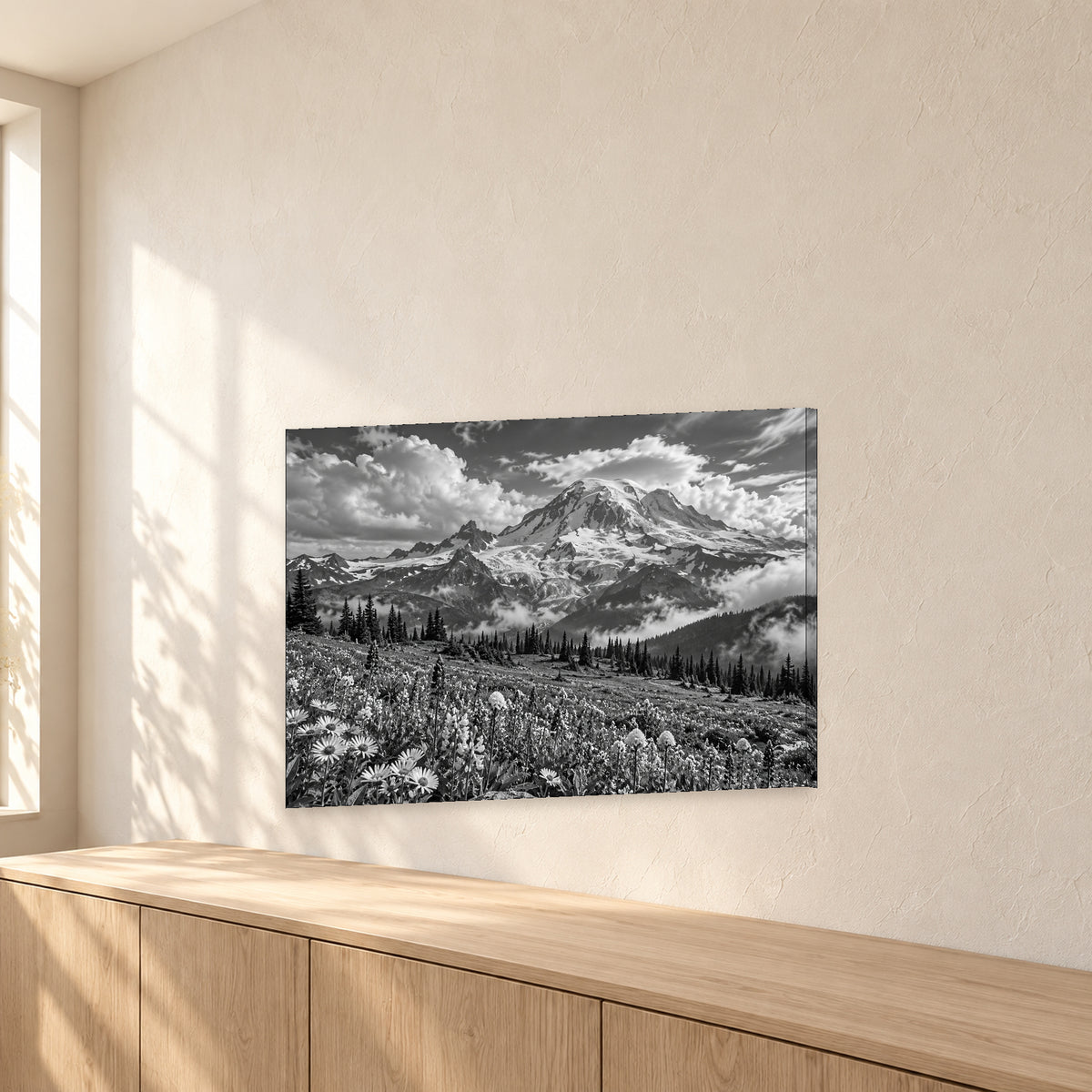 Mount Rainier Black and White Landscape - 02-angle.jpg
