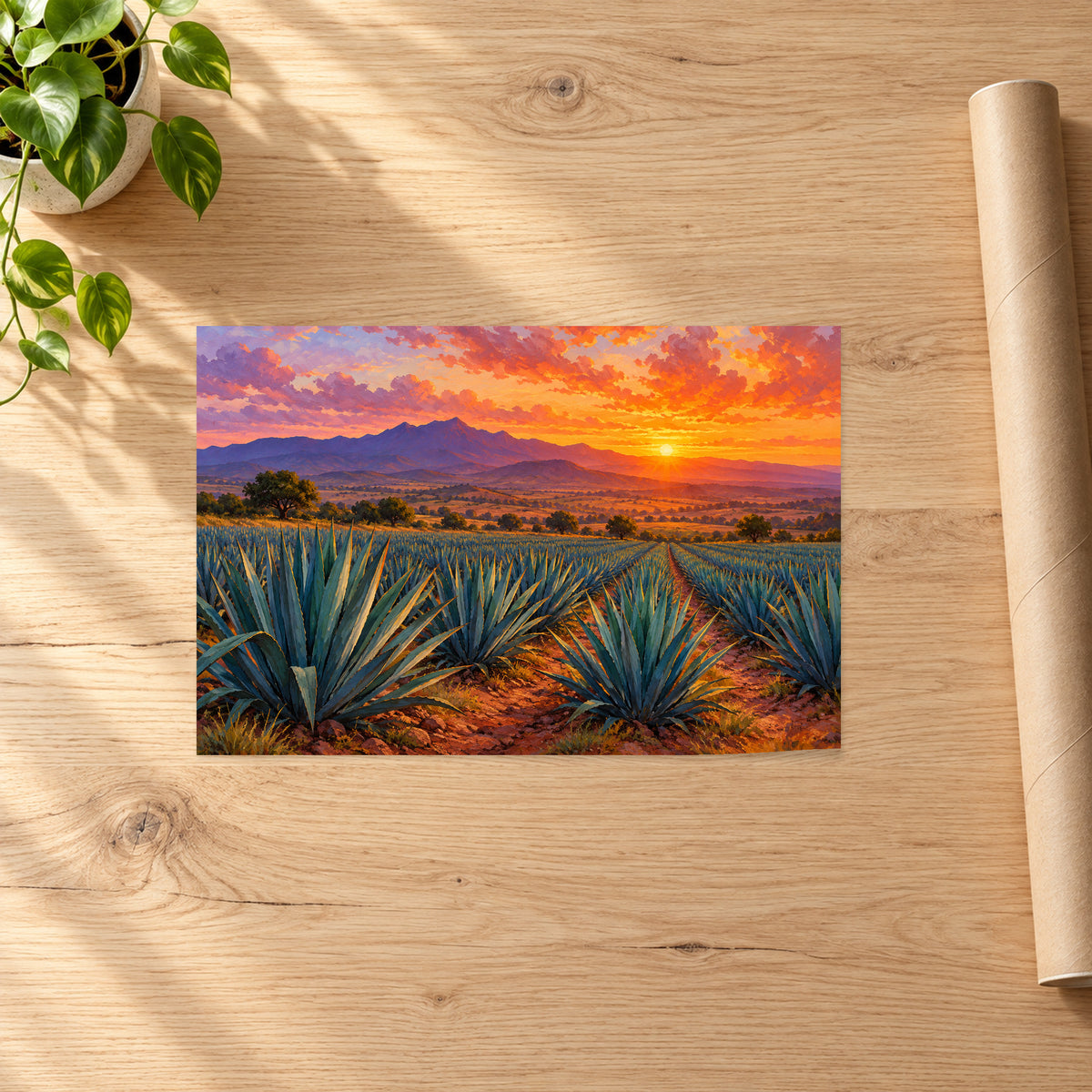 Mexican Agave Landscape - 07-poster.jpg