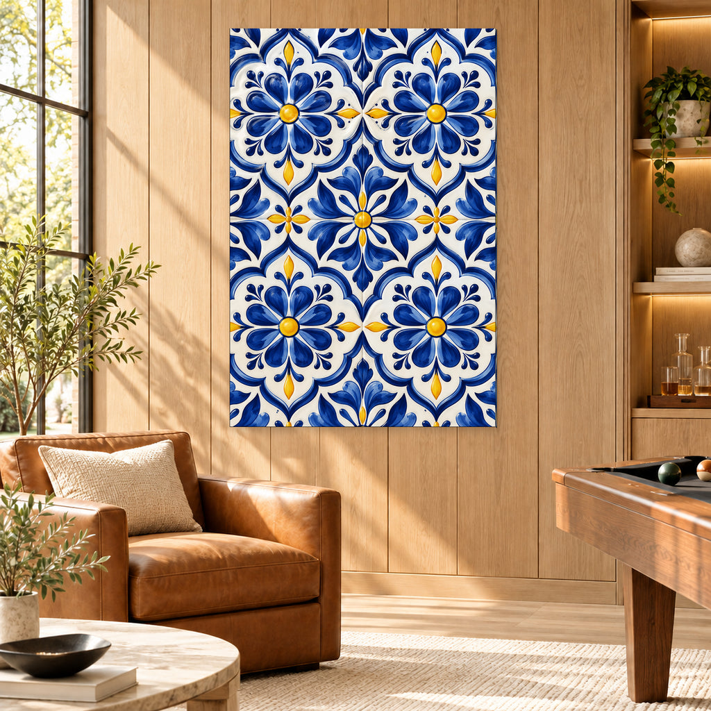 Talavera Folk Pattern - 03-man-cave.jpg