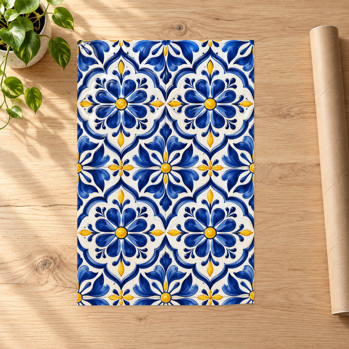 Talavera Folk Pattern - 07-poster.jpg