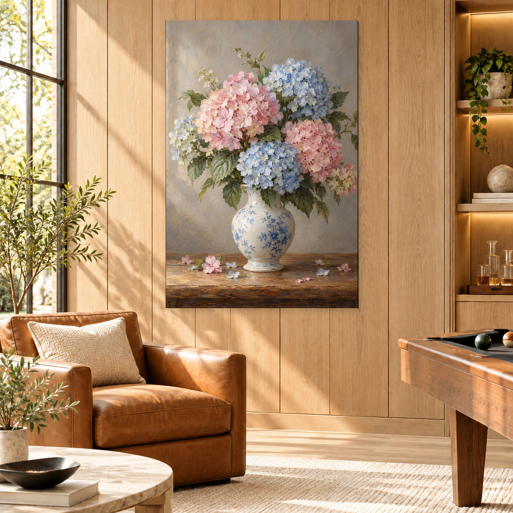 Vintage Hydrangea Still Life - 03-man-cave.jpg