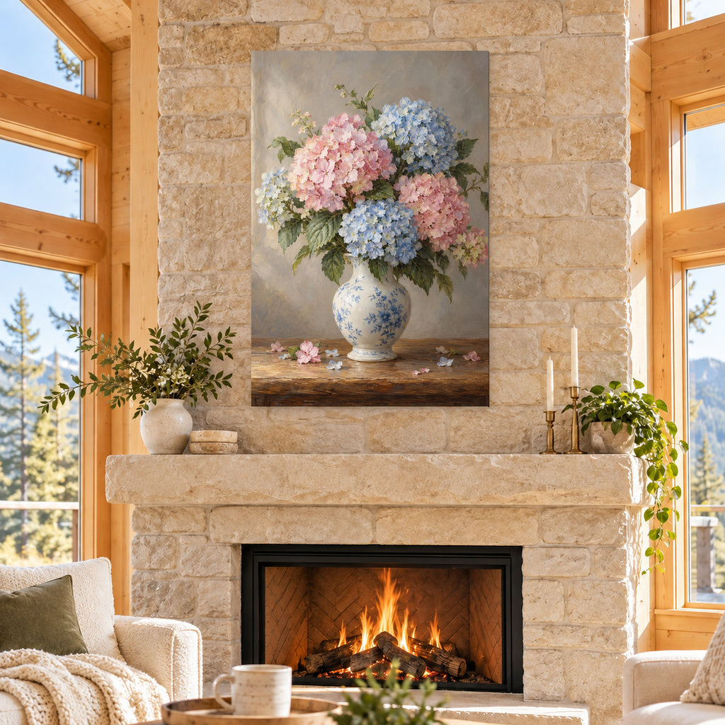 Vintage Hydrangea Still Life - 04-cabin.jpg