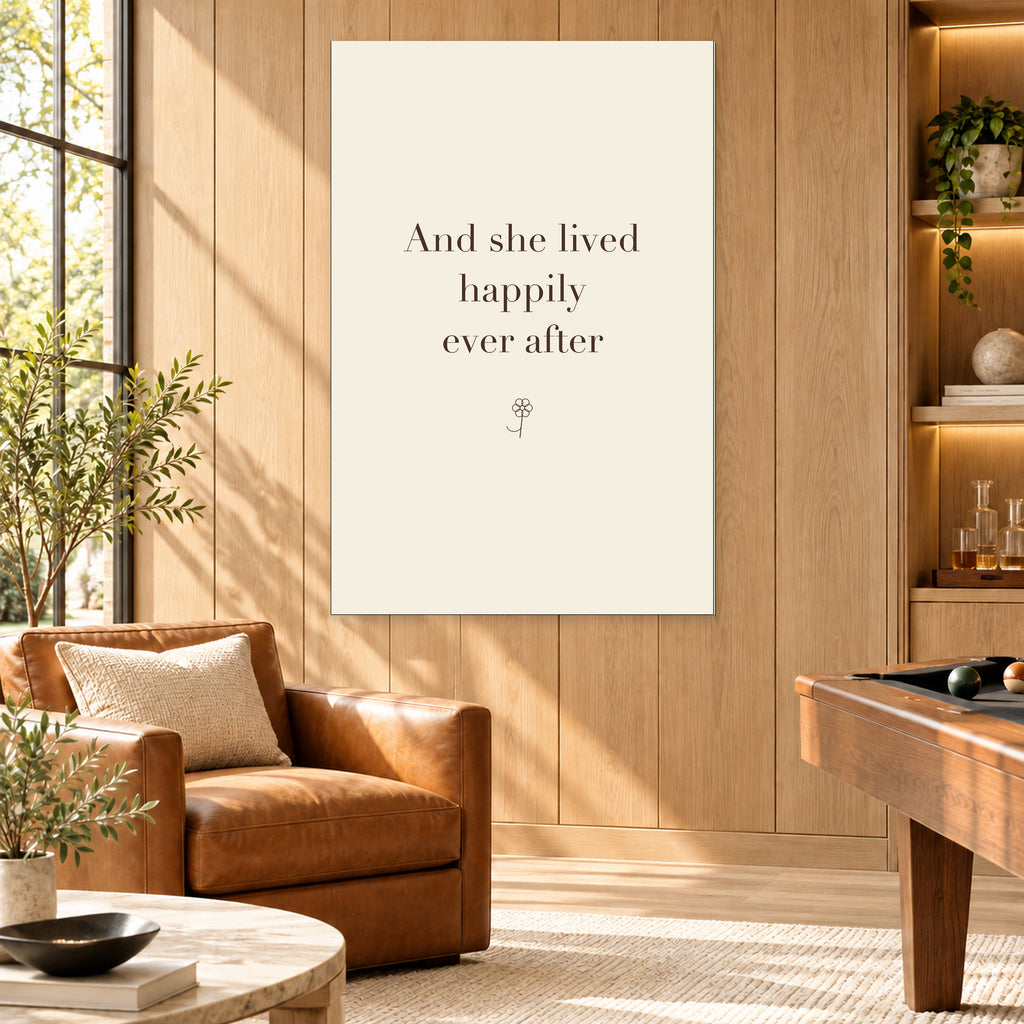 And She Lived Happily Ever After Quote - 03-man-cave.jpg