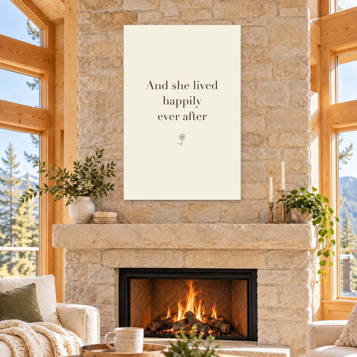 And She Lived Happily Ever After Quote - 04-cabin.jpg