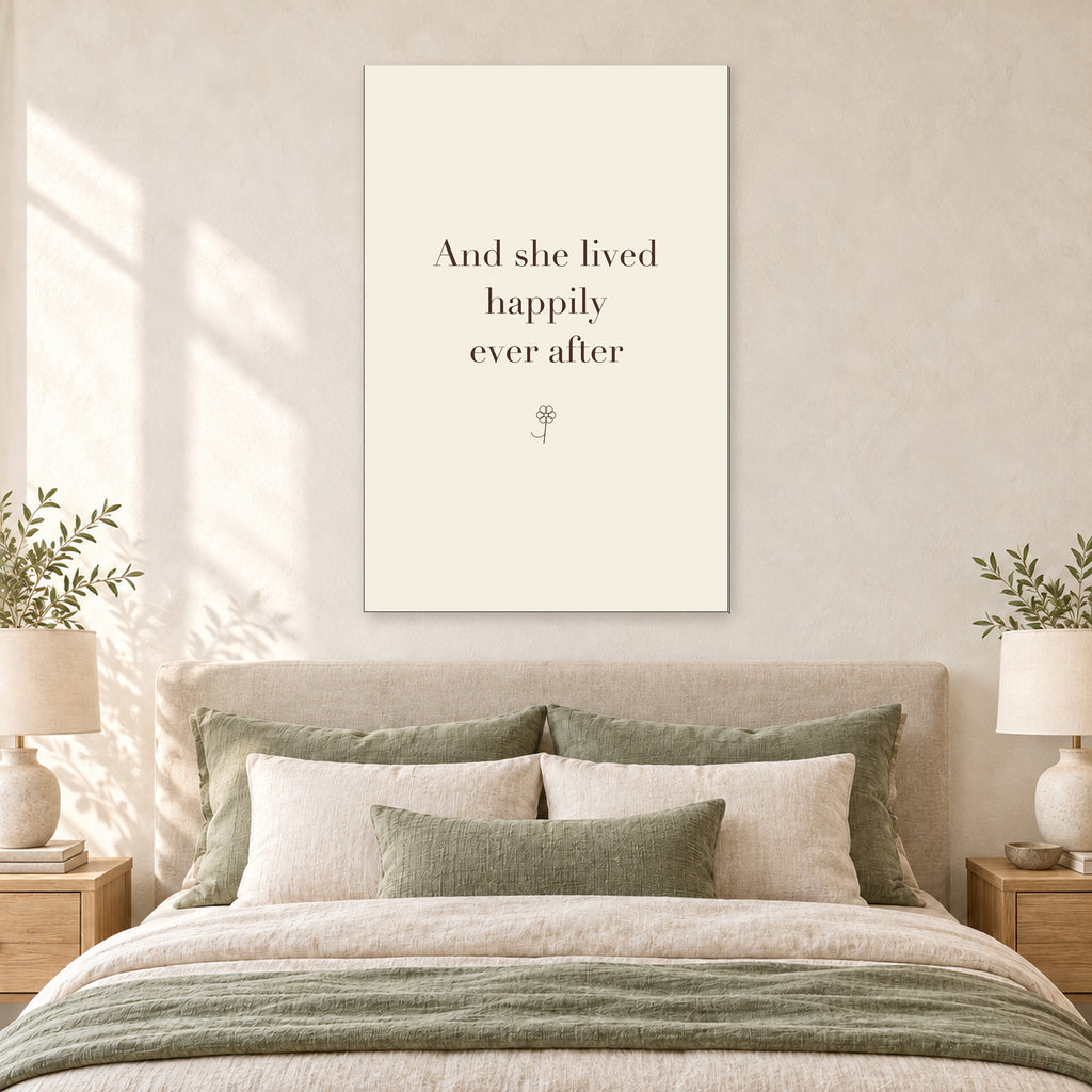 And She Lived Happily Ever After Quote - 05-bedroom.jpg