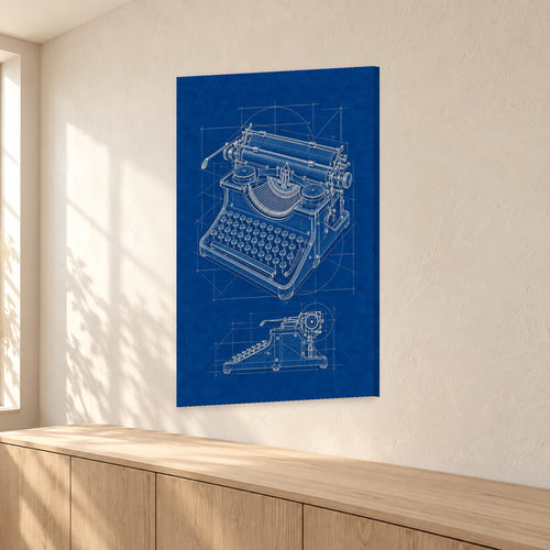 Vintage Typewriter Blueprint - 02-angle.jpg