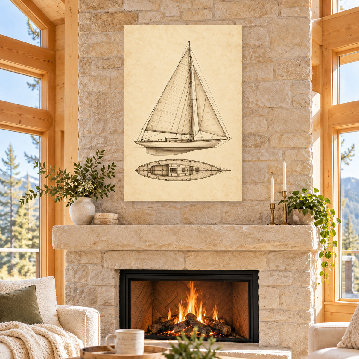 Sepia Sailboat Blueprint - 04-cabin.jpg