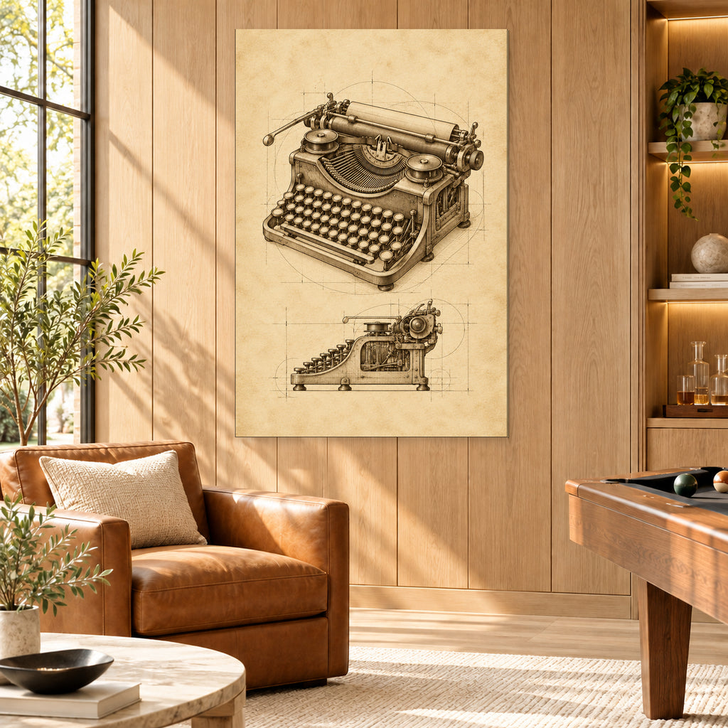 Sepia Typewriter Blueprint - 03-man-cave.jpg