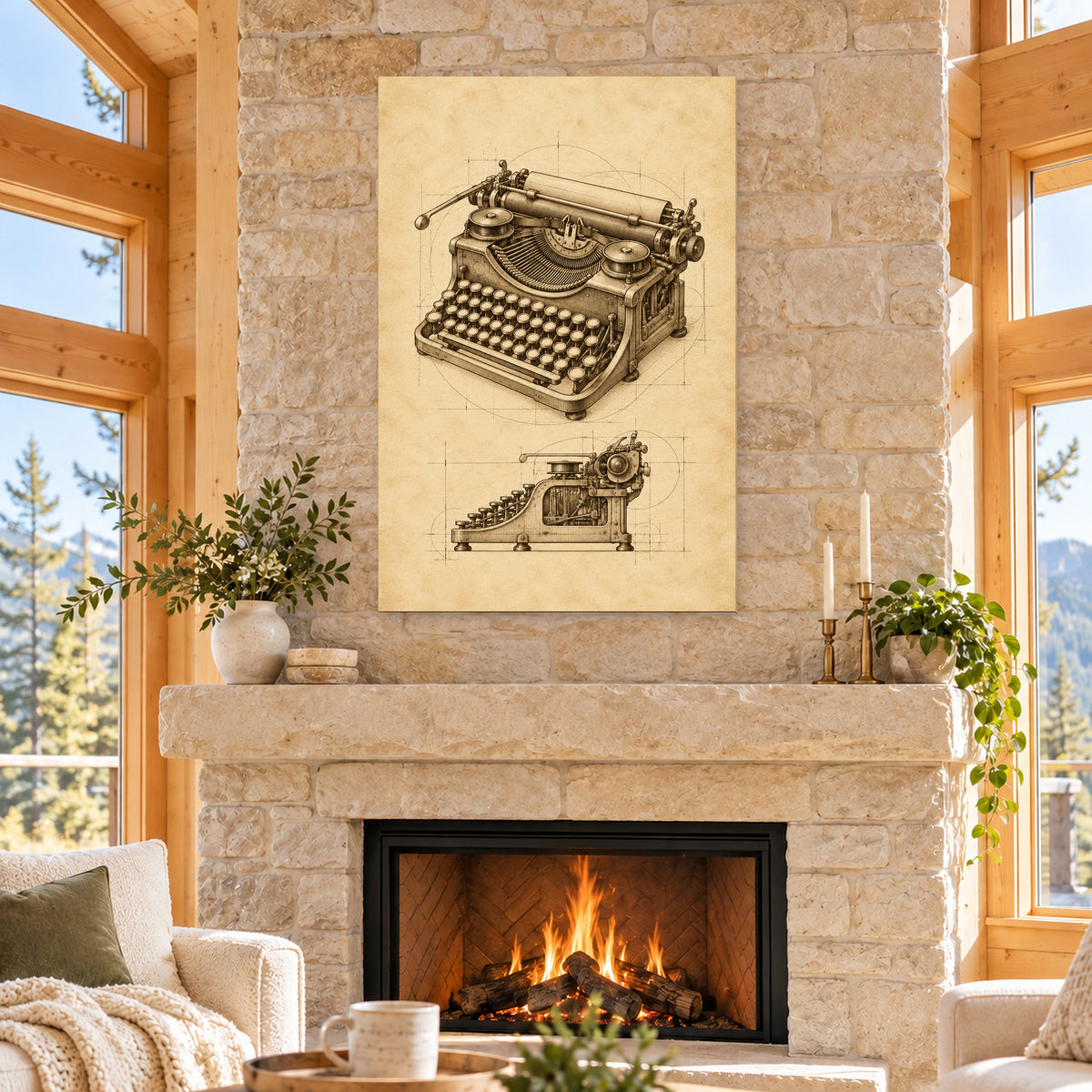 Sepia Typewriter Blueprint - 04-cabin.jpg
