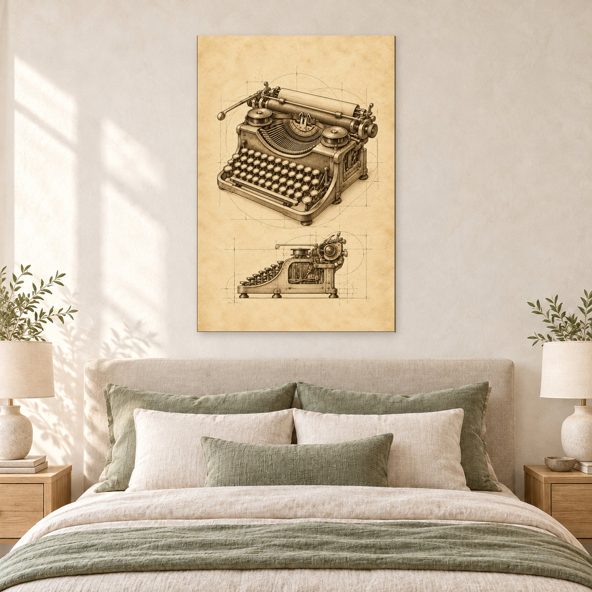 Sepia Typewriter Blueprint - 05-bedroom.jpg