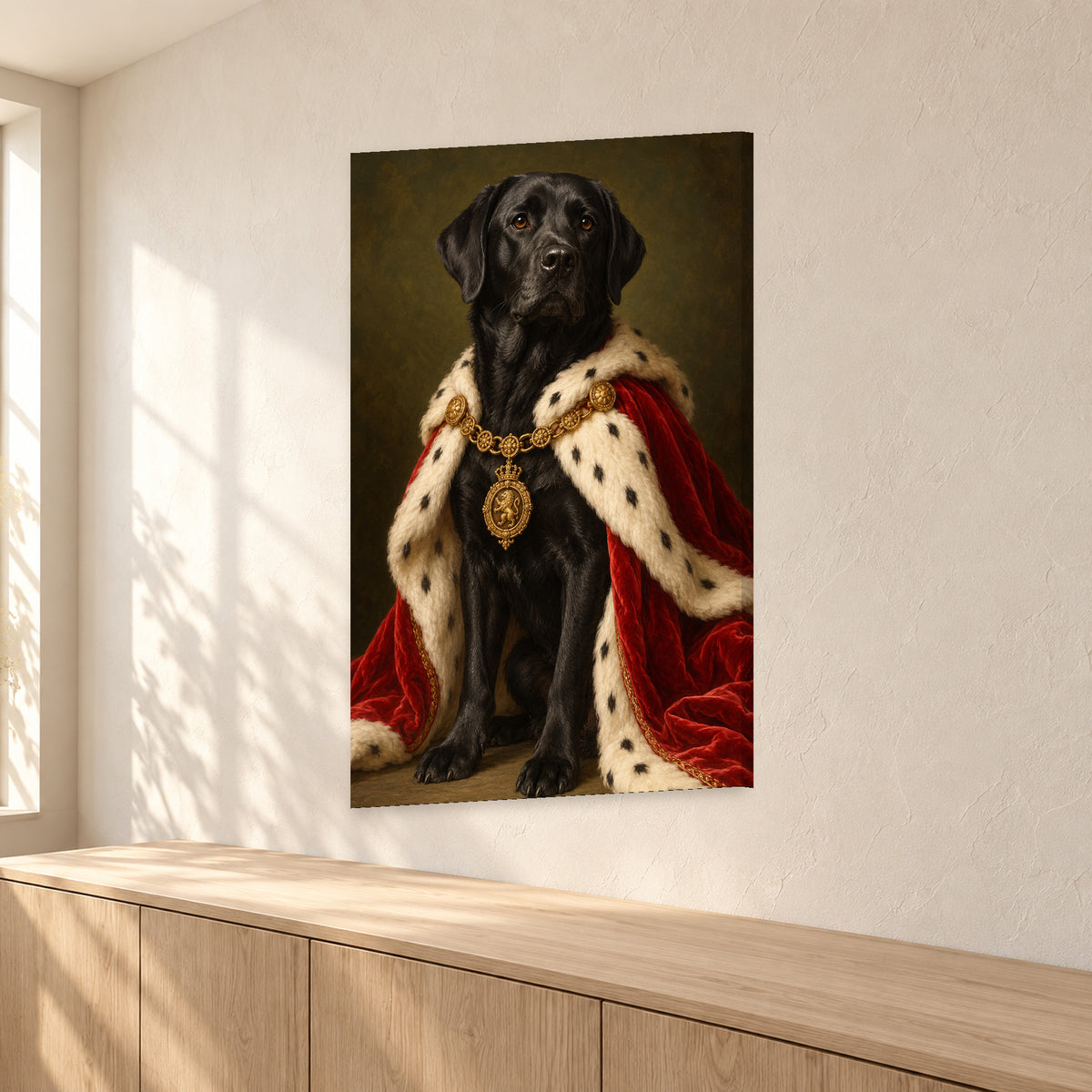 Royal Labrador Dog Portrait - 02-angle.jpg