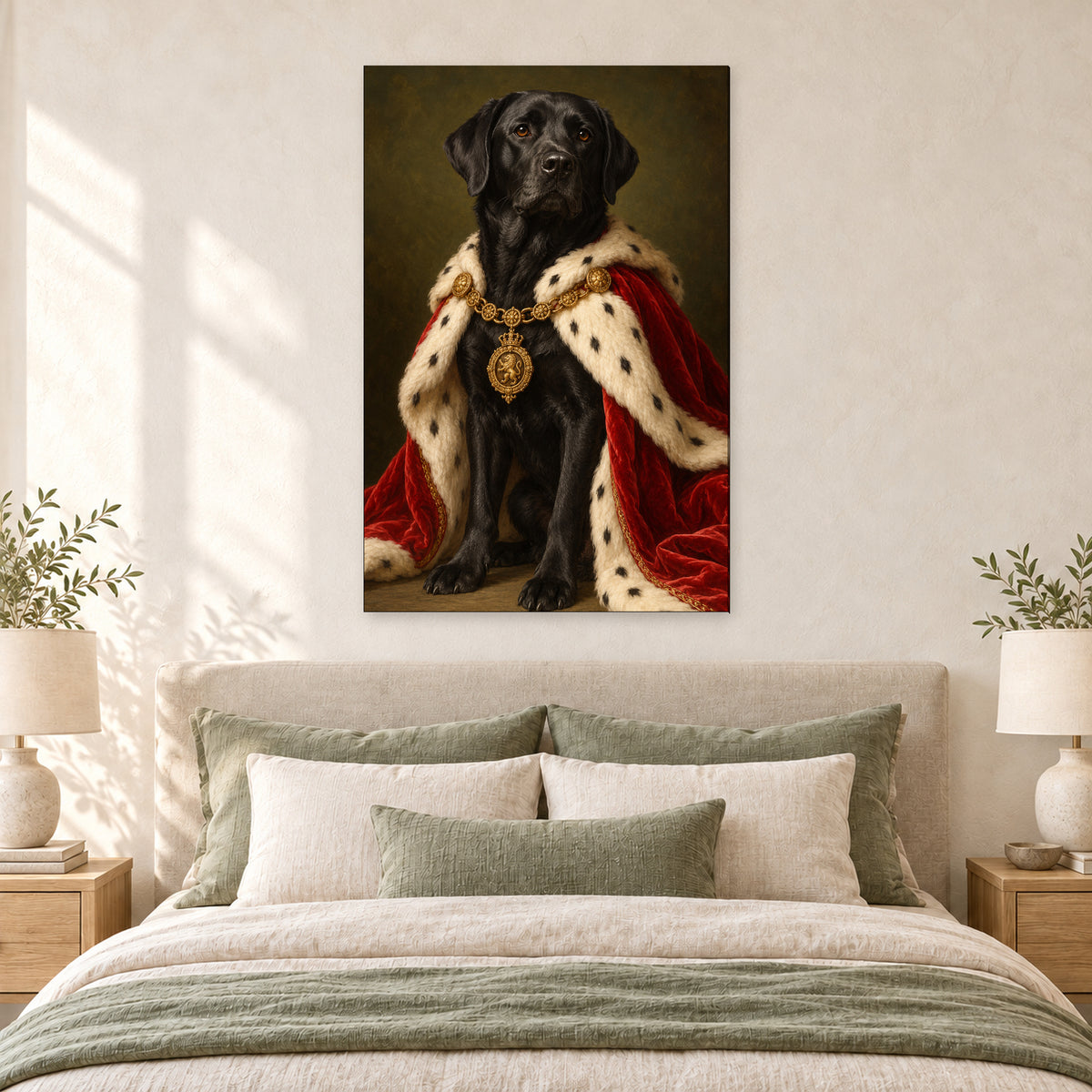 Royal Labrador Dog Portrait - 05-bedroom.jpg