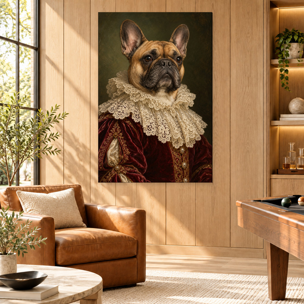 Aristocratic French Bulldog Portrait - 03-man-cave.jpg