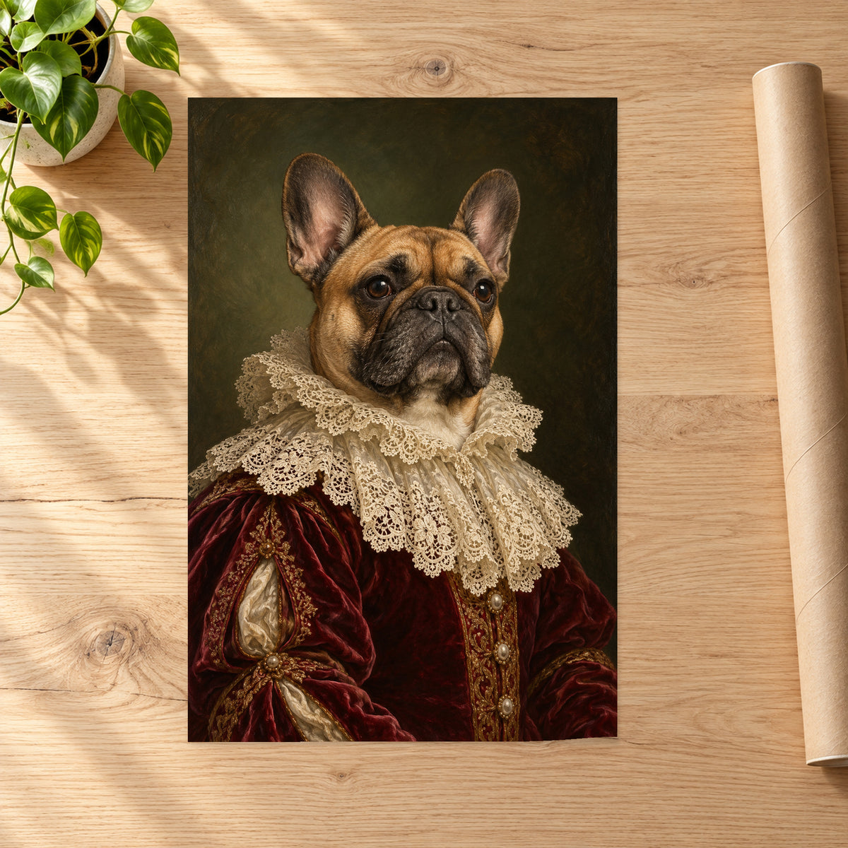 Aristocratic French Bulldog Portrait - 07-poster.jpg