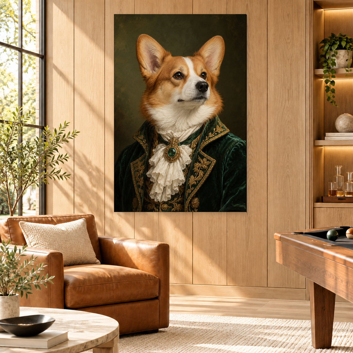 Aristocratic Corgi Portrait - 03-man-cave.jpg