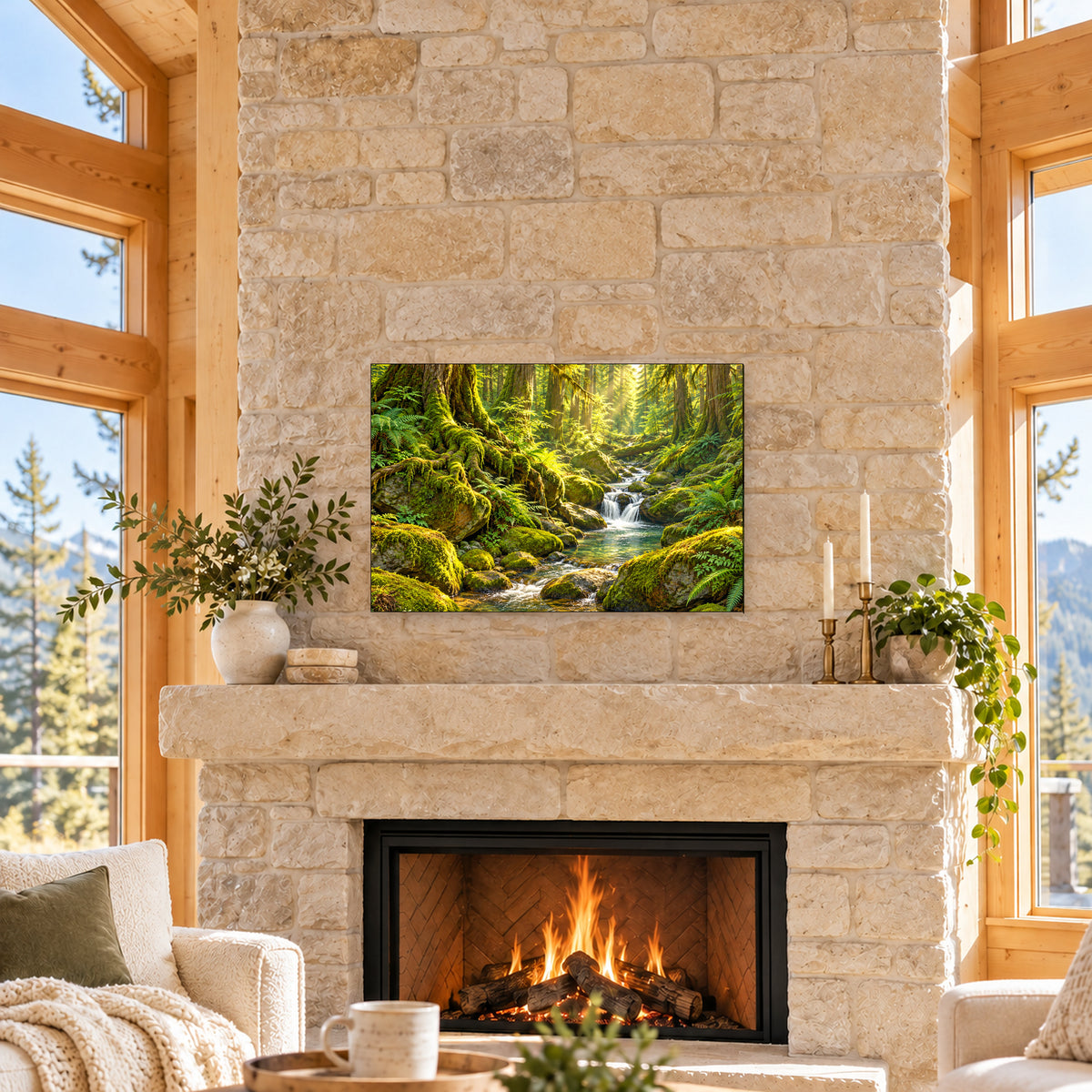 Sunlit Moss Forest - 04-cabin.jpg