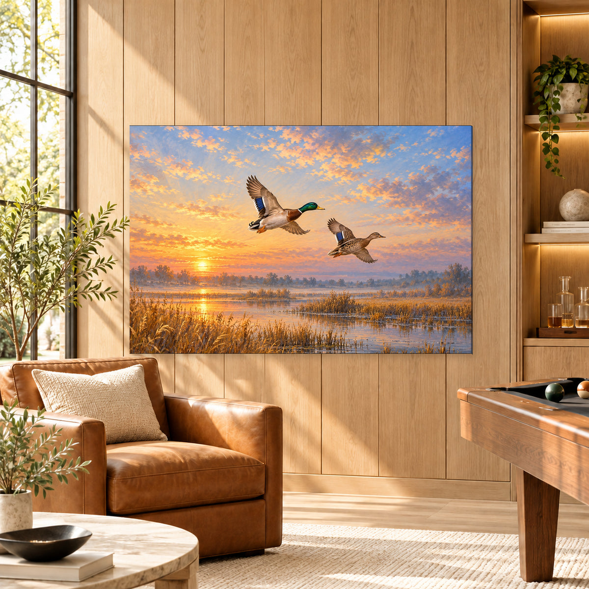 Mallard Ducks at Sunrise - 03-man-cave.jpg