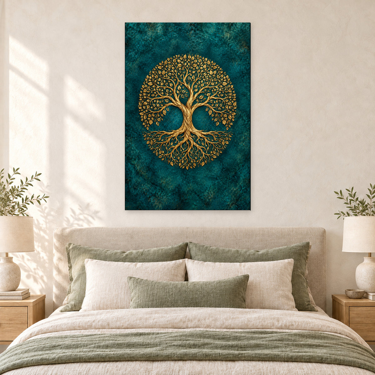 Gold and Teal Tree of Life - 05-bedroom.jpg
