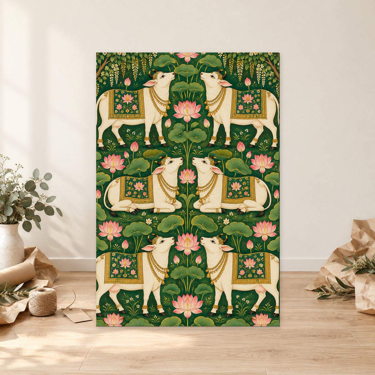 Pichwai White Cow and Lotus - 06-gift.jpg