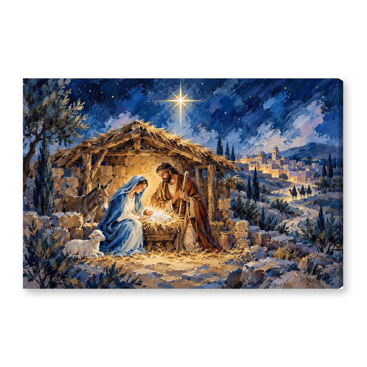 Canvas wall art on white background XM20
