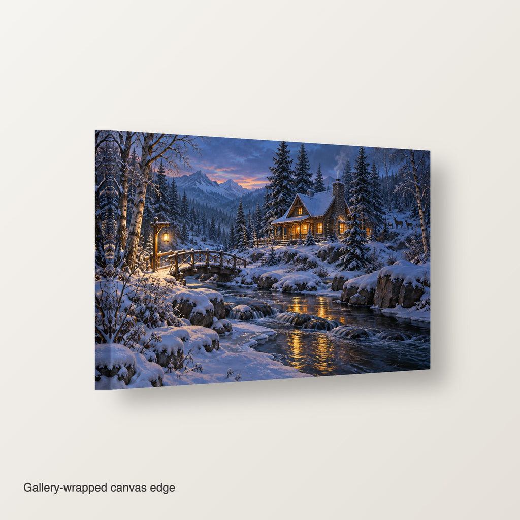 XM27 Gallery-wrapped canvas edge view