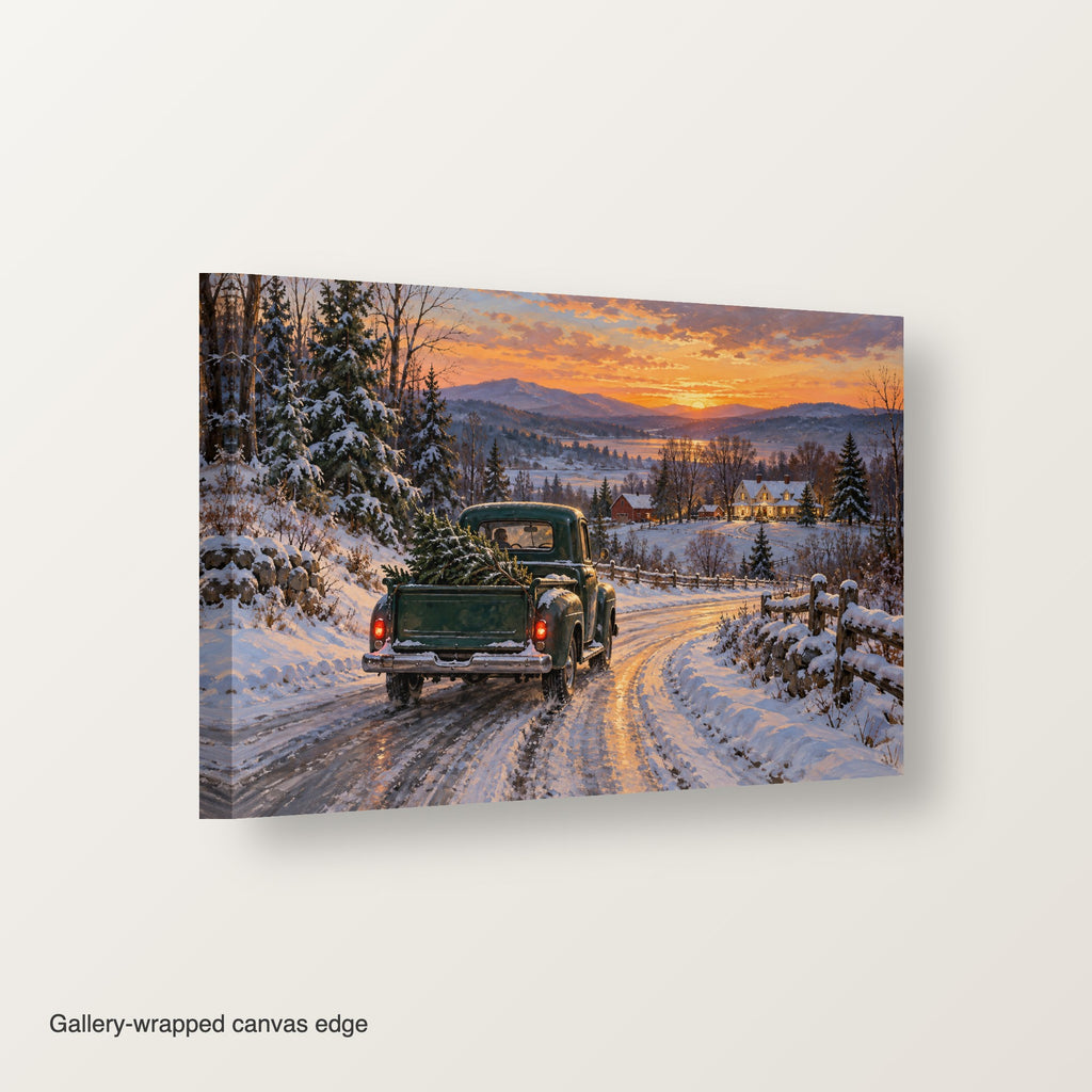 XM28 Gallery-wrapped canvas edge view