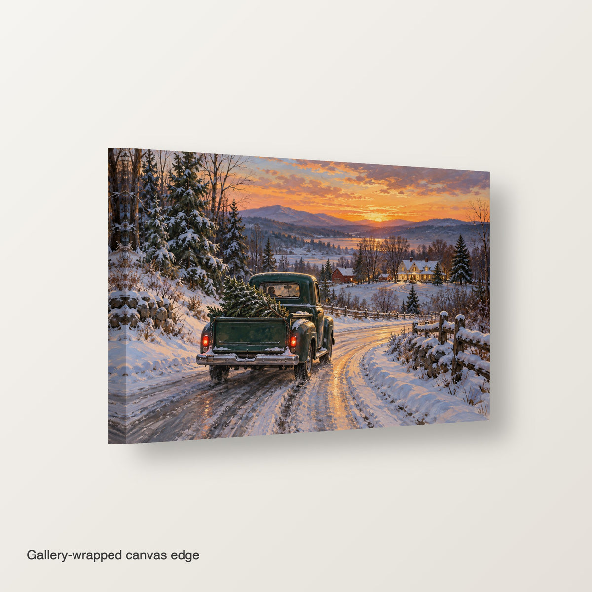 XM28 Gallery-wrapped canvas edge view