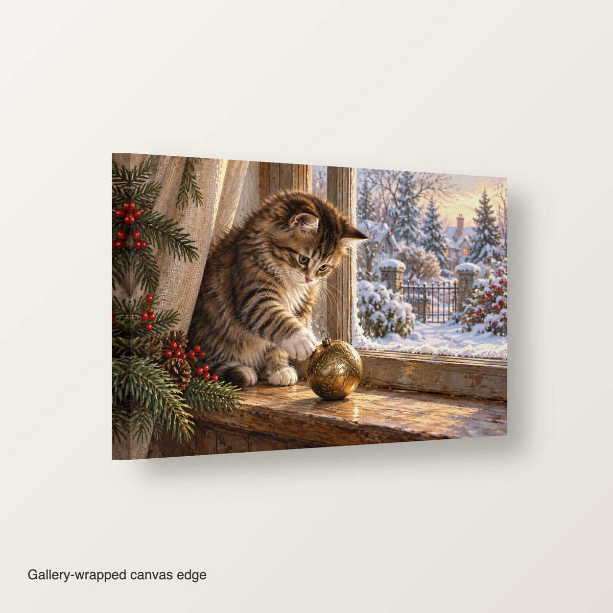 XM30 Gallery-wrapped canvas edge view