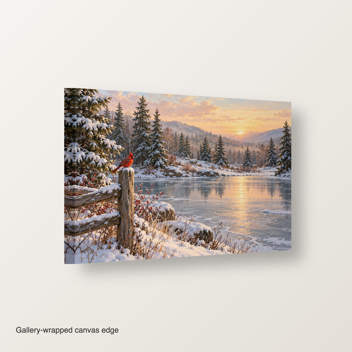 XM32 Gallery-wrapped canvas edge view