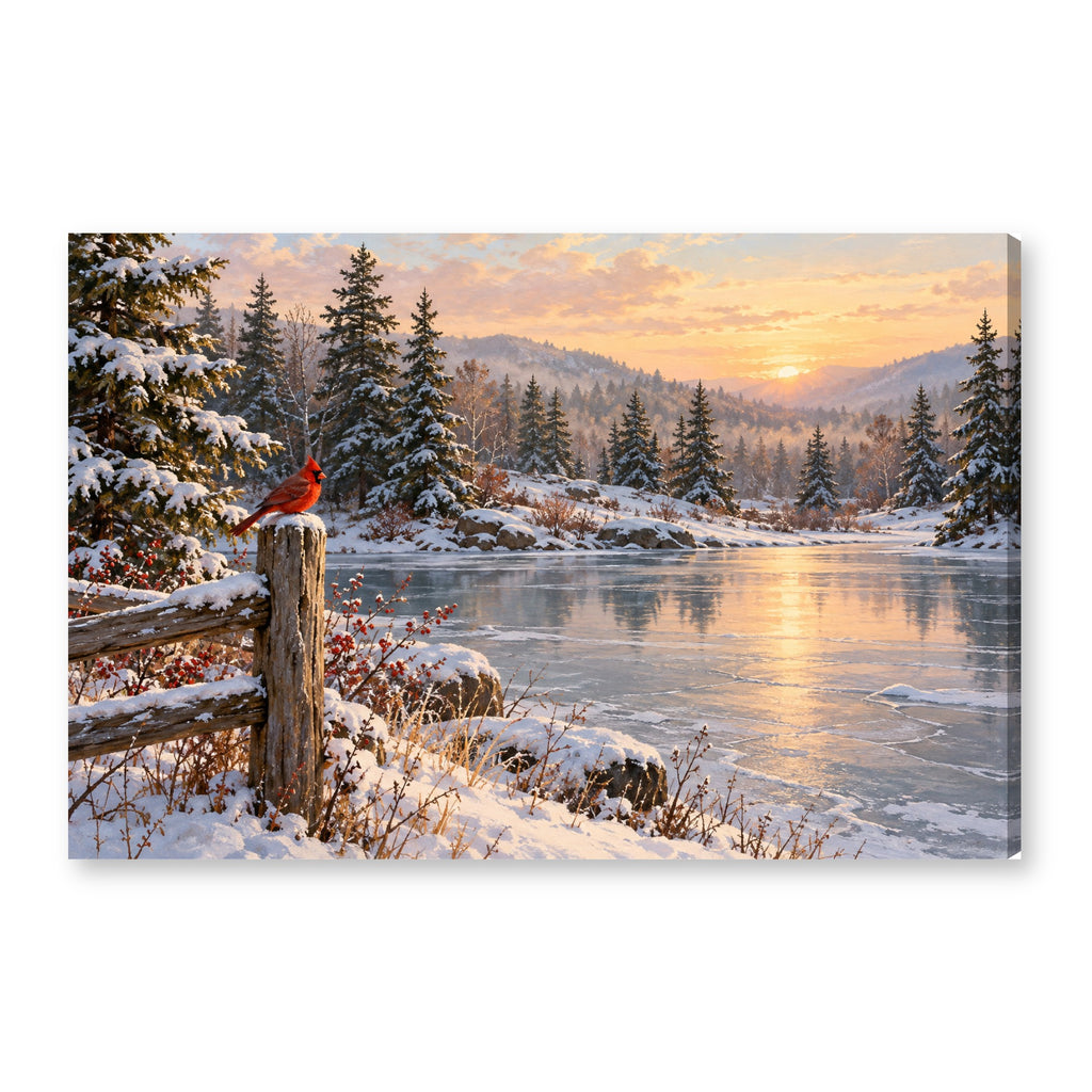 Canvas wall art on white background XM32