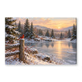 Canvas wall art on white background XM32