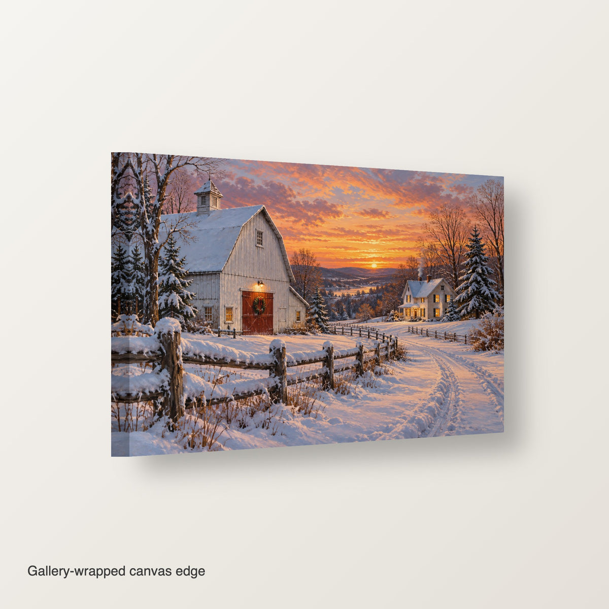 XM35 Gallery-wrapped canvas edge view