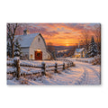 Canvas wall art on white background XM35