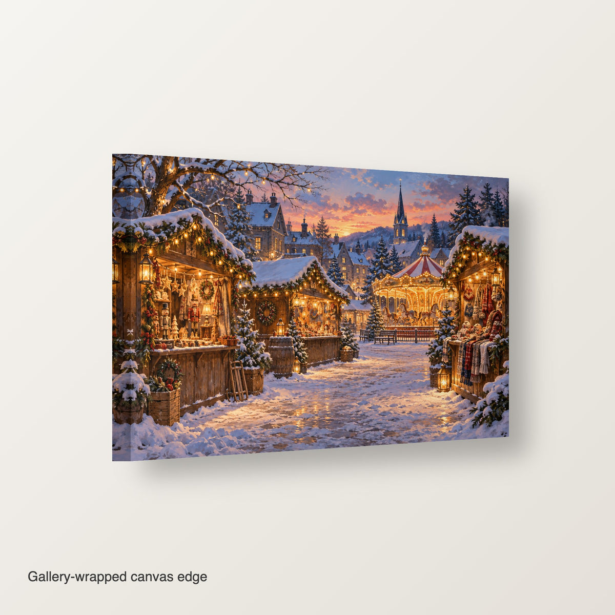 XM36 Gallery-wrapped canvas edge view
