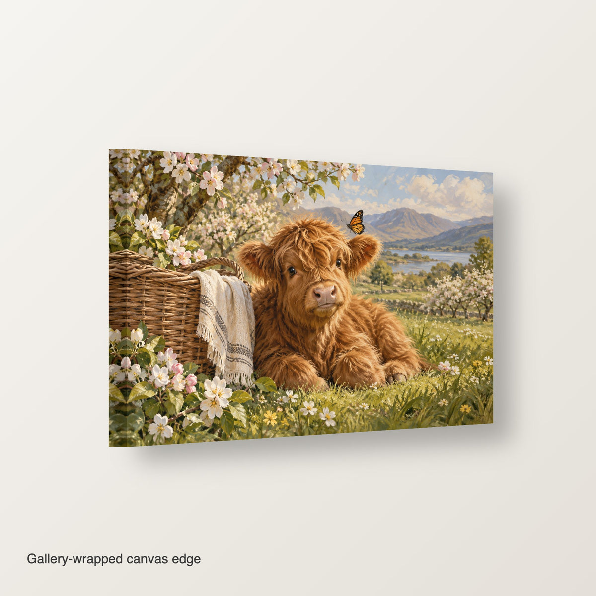 XM44 Gallery-wrapped canvas edge view