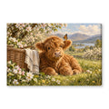 Canvas wall art on white background XM44