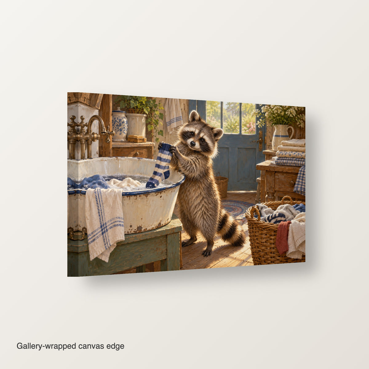 XM45 Gallery-wrapped canvas edge view