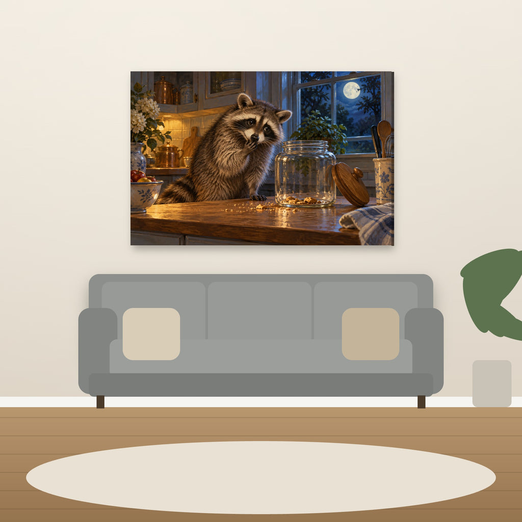 XM46 Wall art above sofa in living room