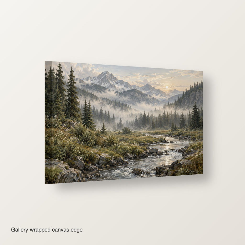 XM47 Gallery-wrapped canvas edge view