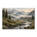 Canvas wall art on white background XM47