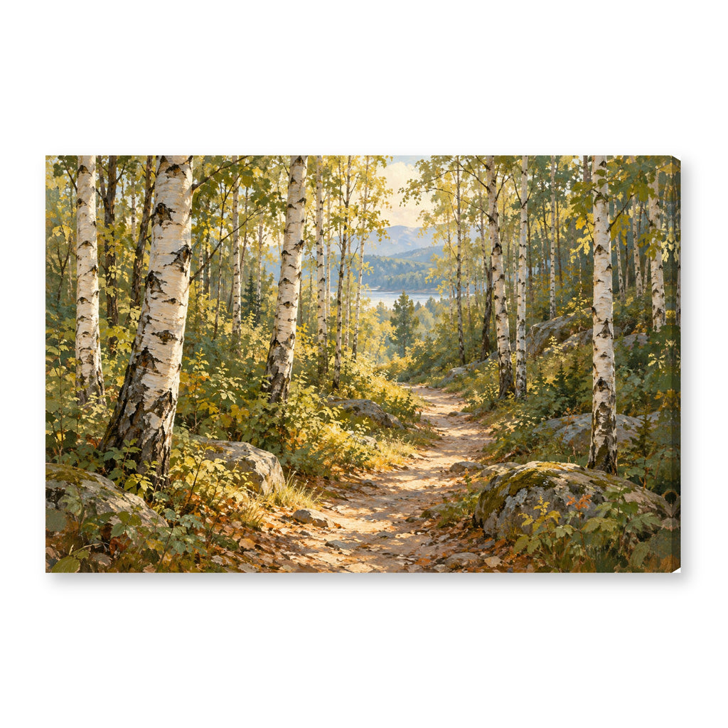 Canvas wall art on white background XM48