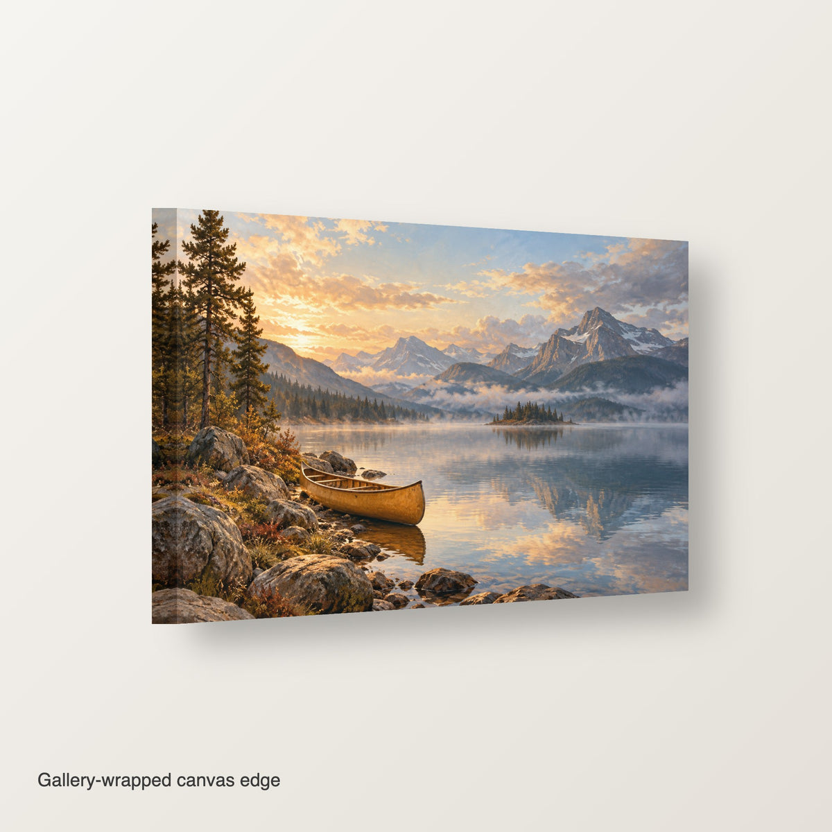 XM49 Gallery-wrapped canvas edge view