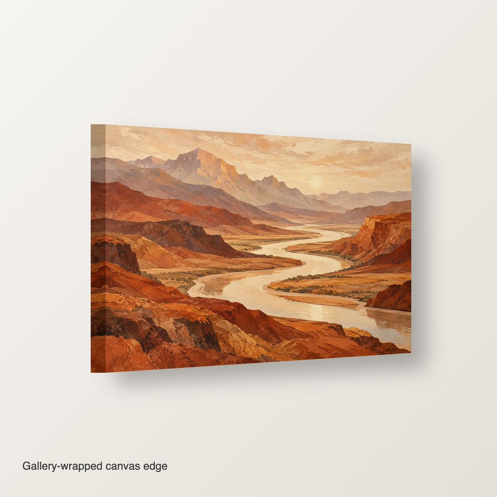 XM52 Gallery-wrapped canvas edge view
