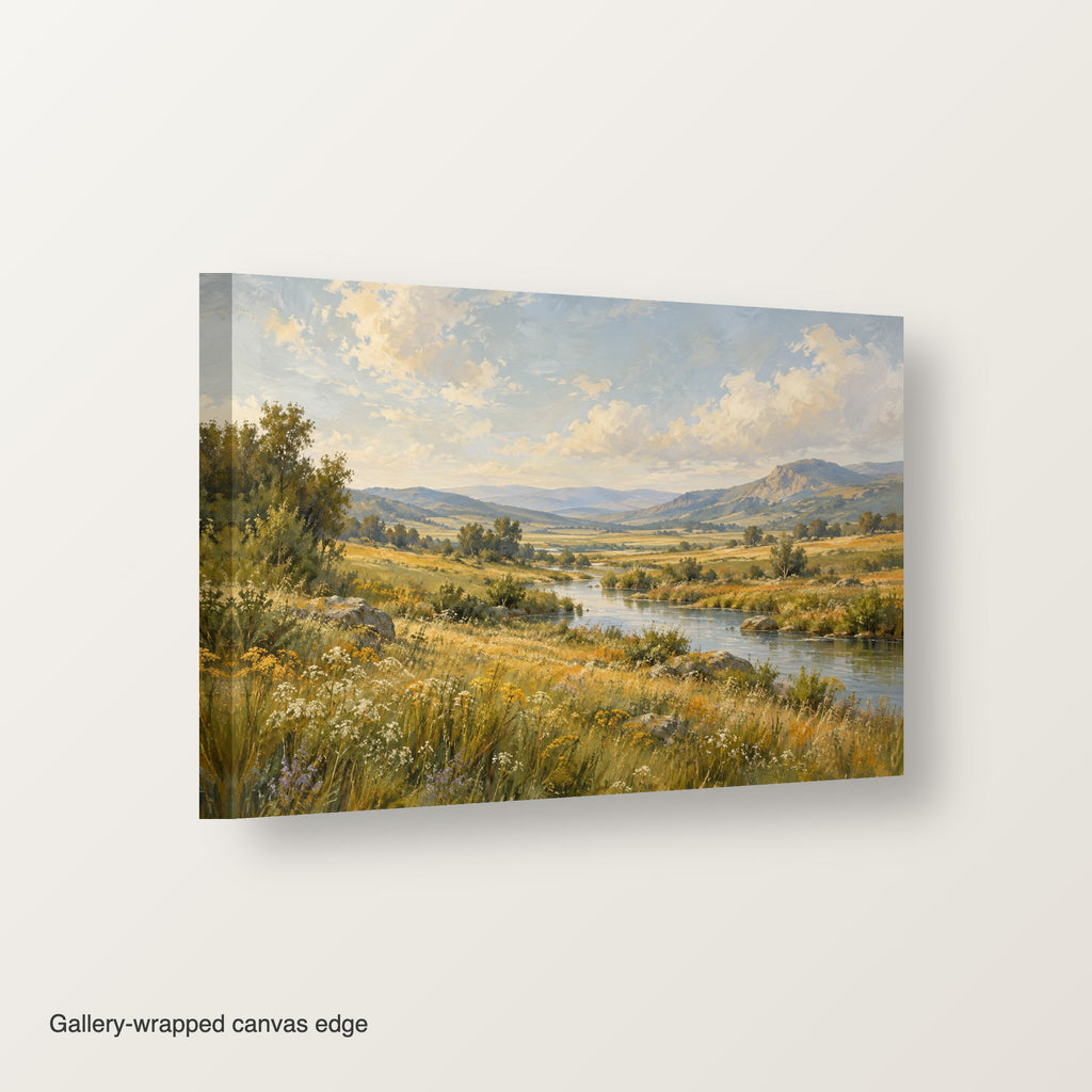 XM53 Gallery-wrapped canvas edge view