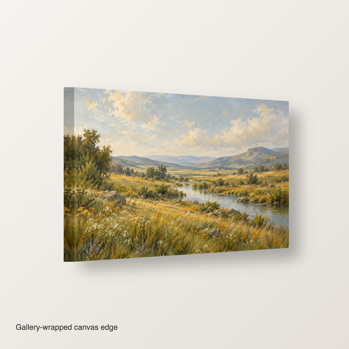 XM53 Gallery-wrapped canvas edge view