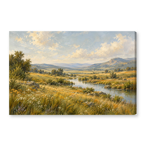 Canvas wall art on white background XM53