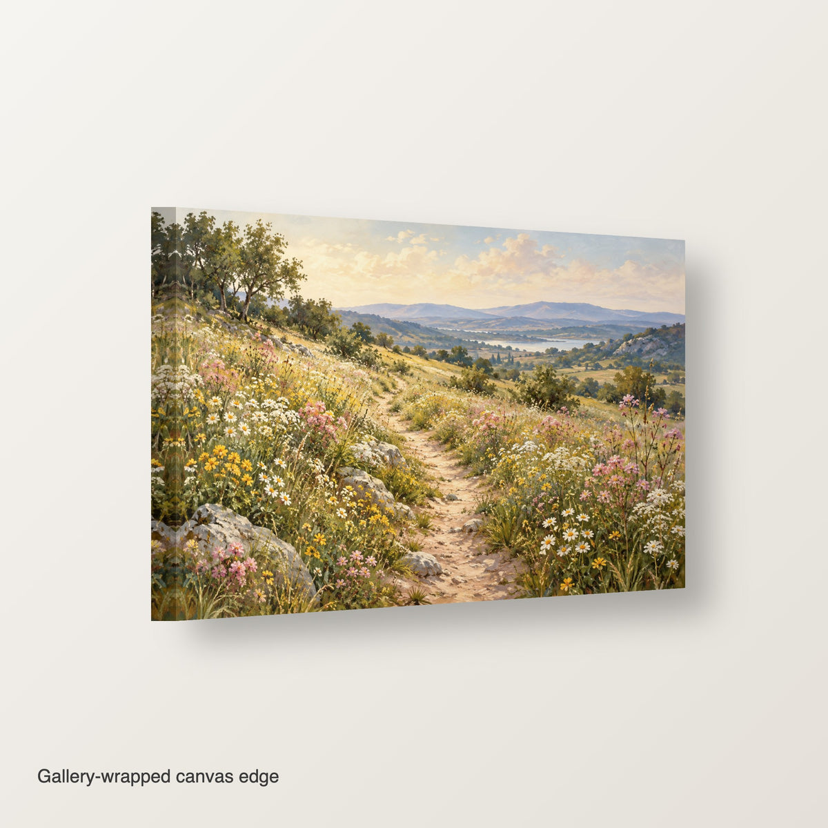 XM54 Gallery-wrapped canvas edge view