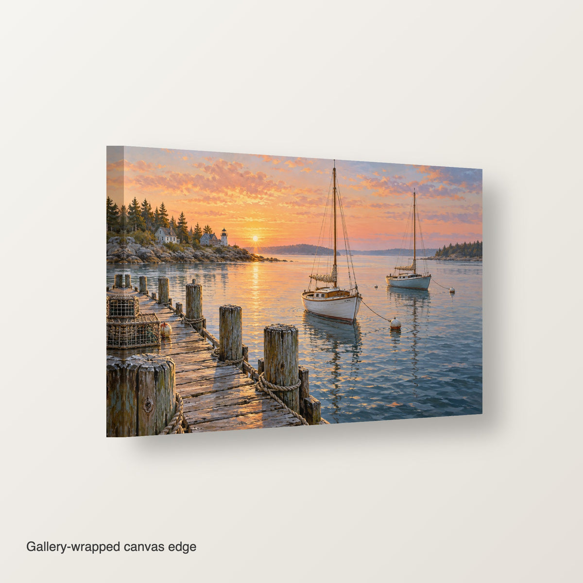 XM56 Gallery-wrapped canvas edge view