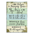 Amazing Grace Old Rugged Cross Canvas – Christian Wall Decor
